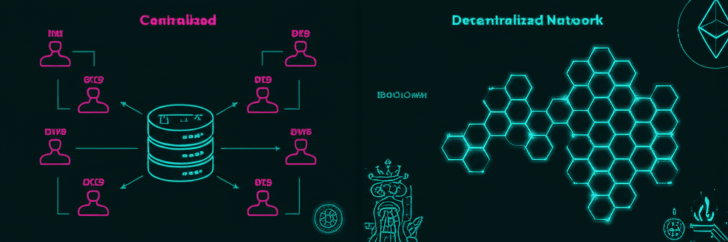 Centralized vs decentralized architecture