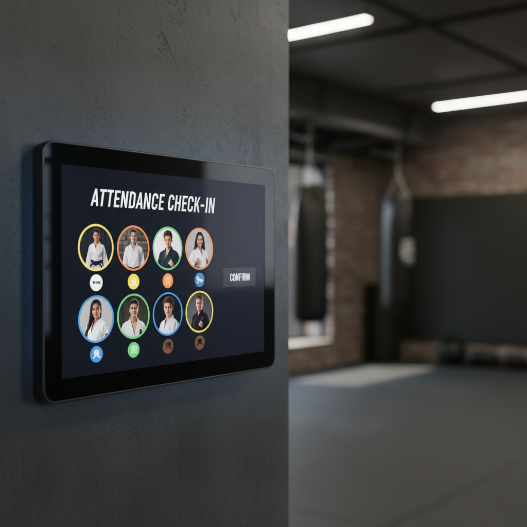 Face recognition kiosk check-in