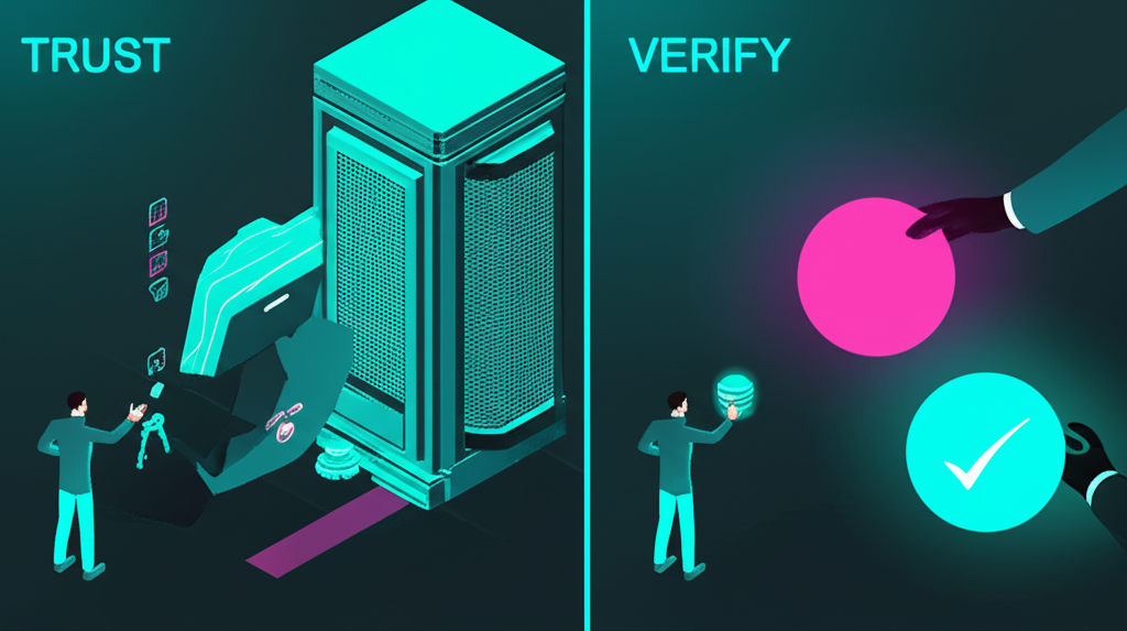 The difference between trust and verification