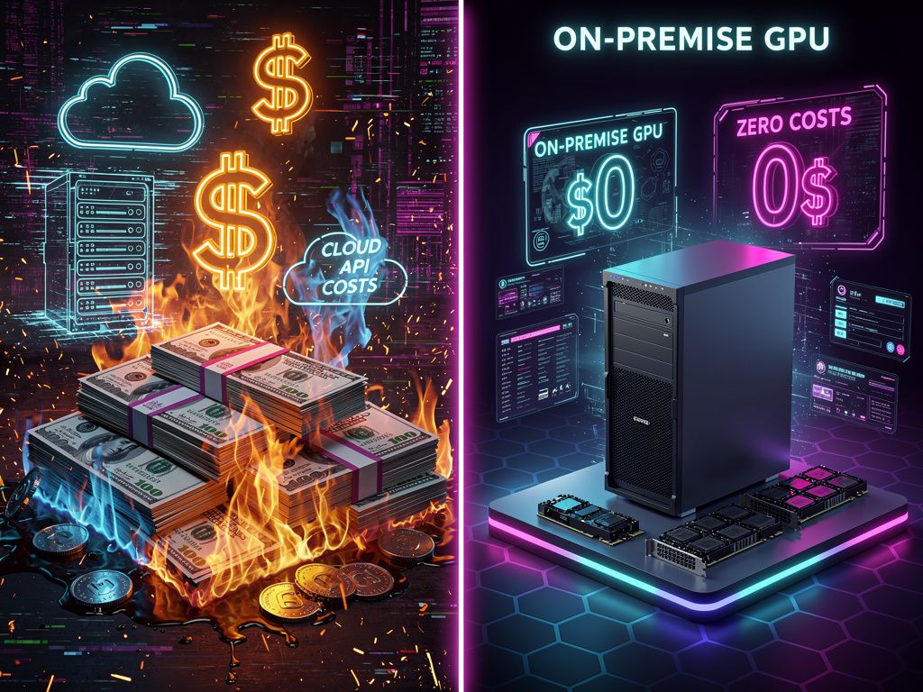Cloud API costs vs local GPU economics